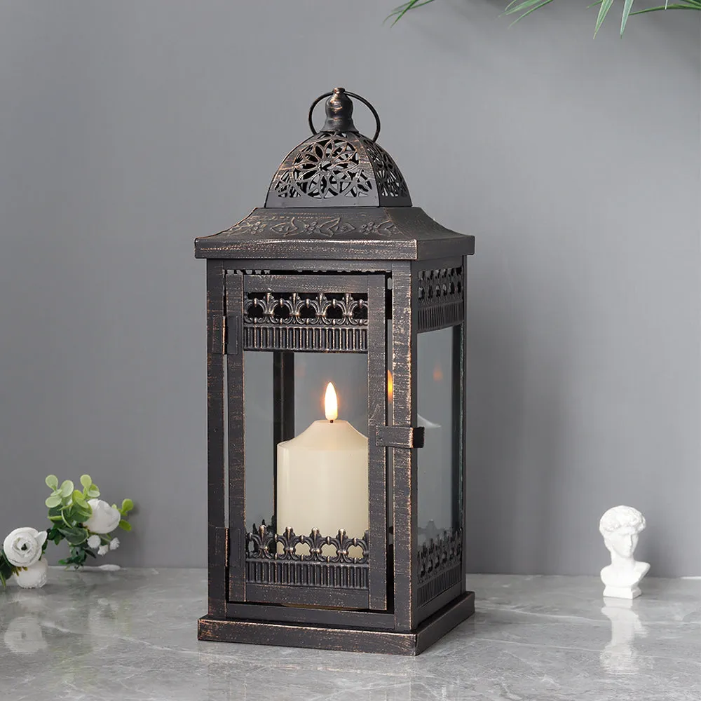 14.5" High Vintage Style Hanging Lantern