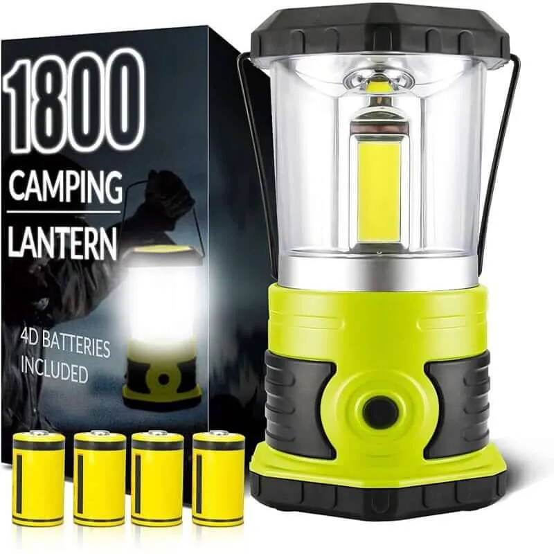 1800 Lumens COB Battery Portable Camping Lantern