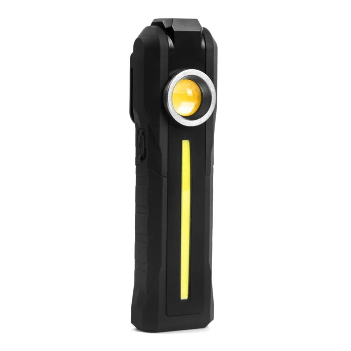 1902B Flashlight Rechargeable Lantern 4 Lighting Mode(Yellow Light)