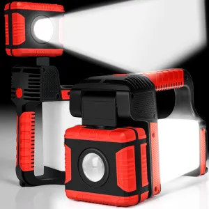 2000 Lumens 270° Rotatable Handheld Rechargeable Spotlight