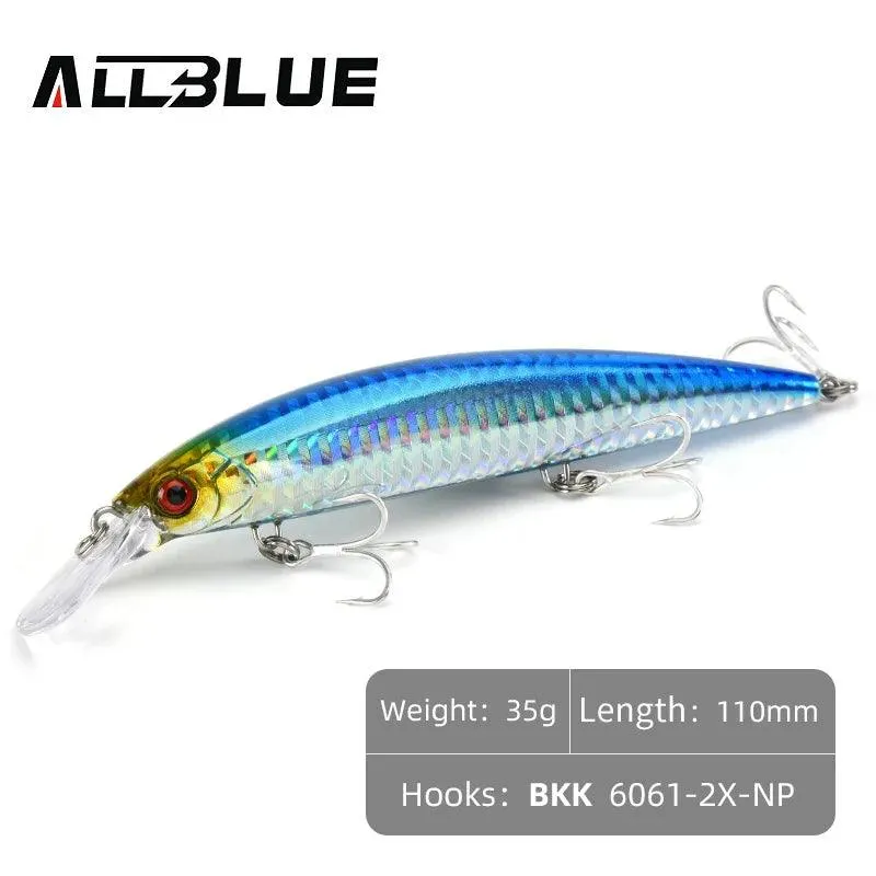 ALLBLUE Heavy Weight Minnow 90mm/110mm SpinnerBait