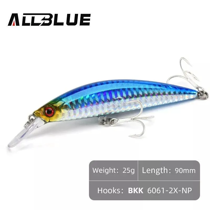 ALLBLUE Heavy Weight Minnow 90mm/110mm SpinnerBait