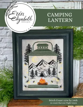 Camping Lantern - Erin Elizabeth Designs - Cross Stitch Pattern