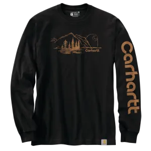 Carhartt Mens Relaxed Fit Heavyweight Long Sleeve T-Shirt