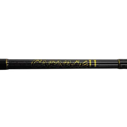 Carnage II Surf Spinning Rod - 9' Length, 2pc Rod, 8-20 lb Line Rate, Medium-Light Power, Moderate Fast Action