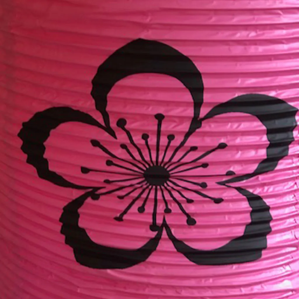 CLEARANCE SALE - Pink Sakura Blossom Japanese Lantern (24cm x 50cm) Vinyl