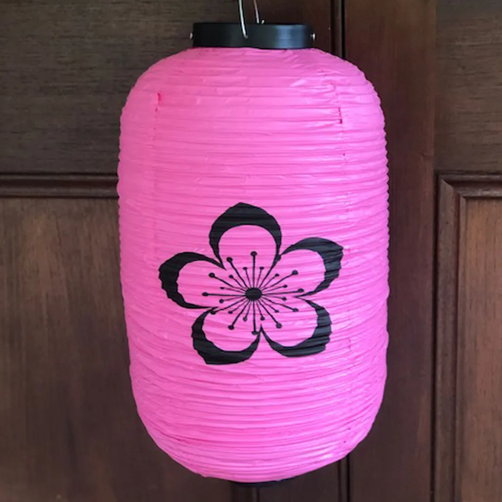 CLEARANCE SALE - Pink Sakura Blossom Japanese Lantern (24cm x 50cm) Vinyl