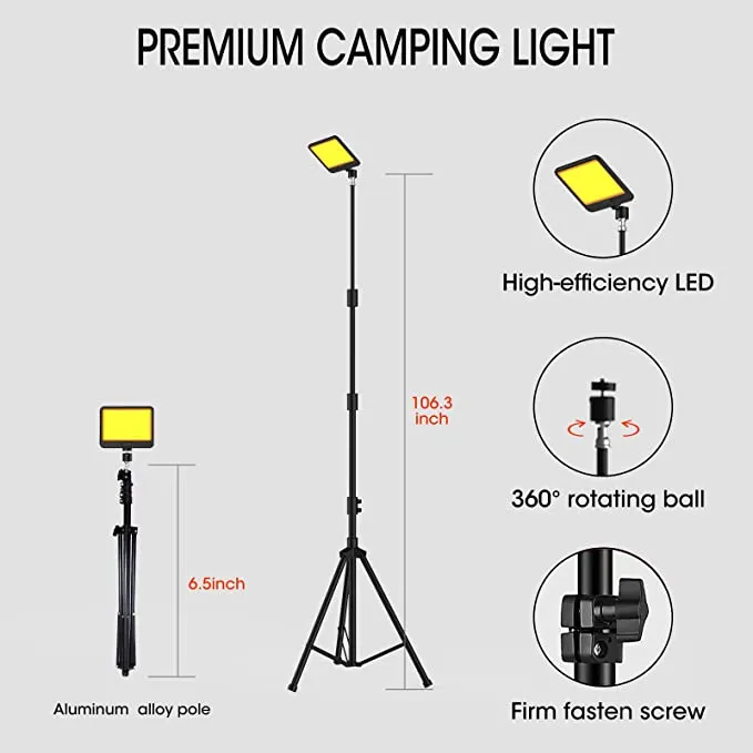 CONPEX LED Camping Light with Tripod Stand