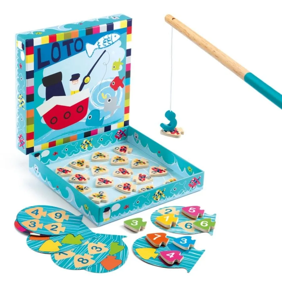 Djeco - Navy Loto Magnetic Fishing Game