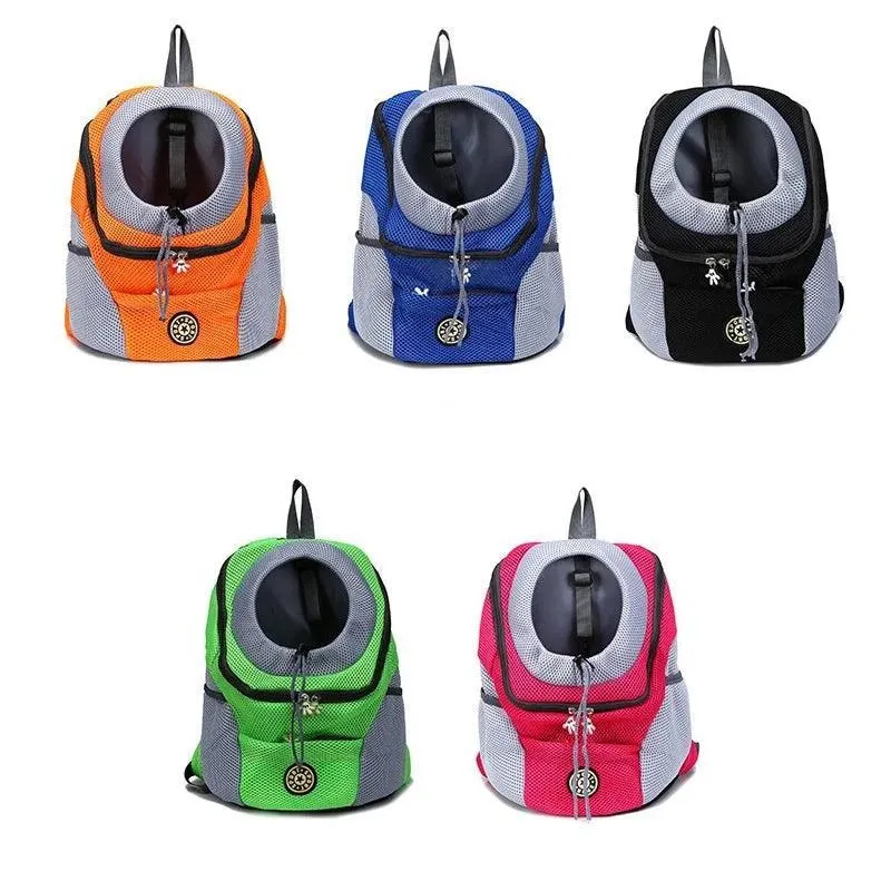 Double Shoulder Pet Travel Backpack Carrier