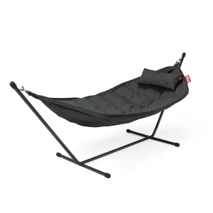 Fatboy Superb Hammock with Pillow and Black Frame (Thunder)