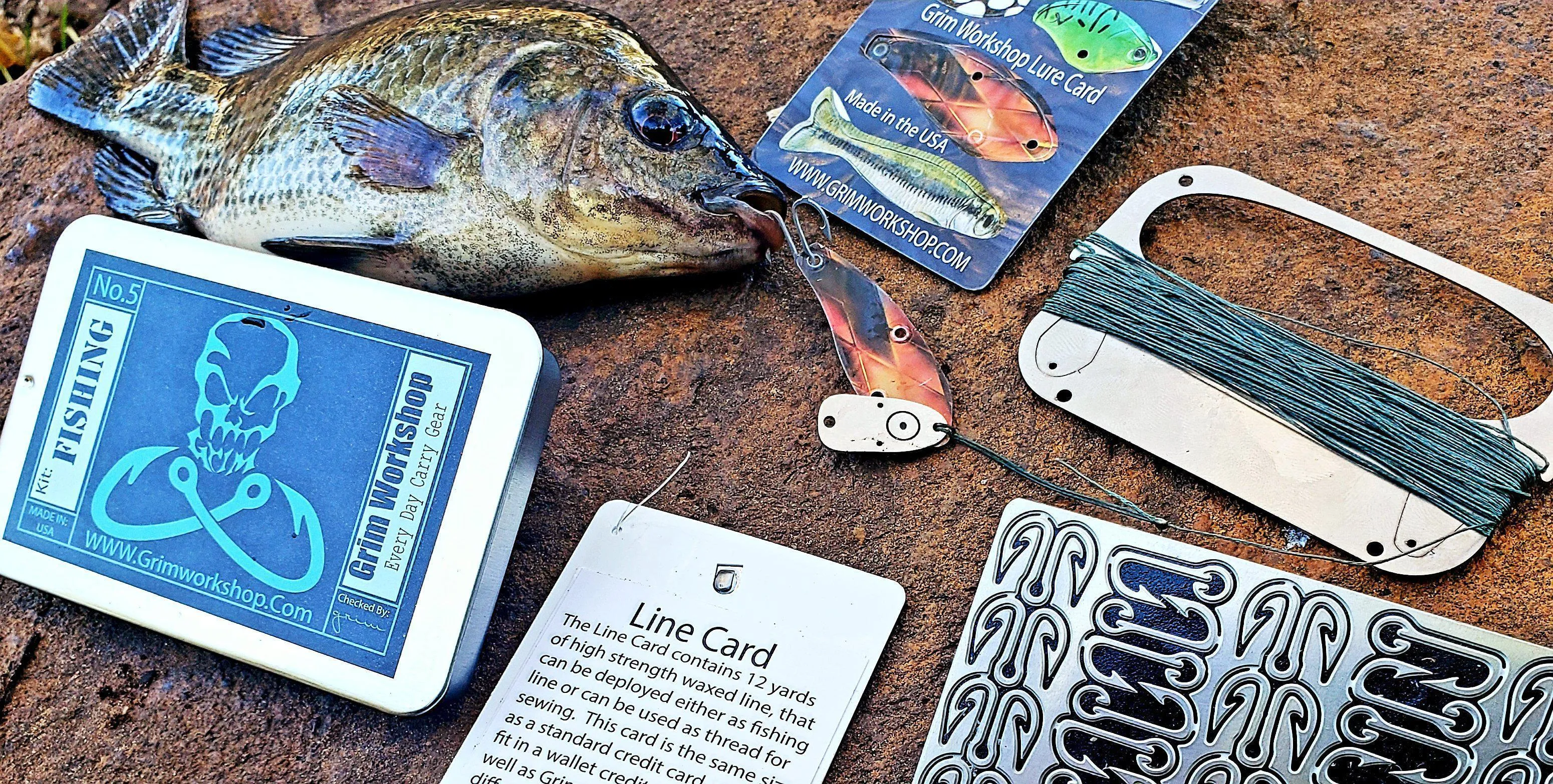 Fishing Lure Card - Credit Card Size Ultralight Fishing Lures