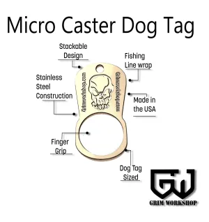 Hand Caster Dog Tag: Hand Line Fishing Necklace