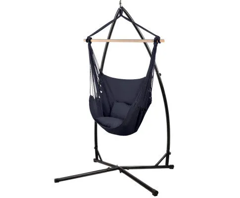 Hanging Hammock Chair With Steel Hammock Chair Stand