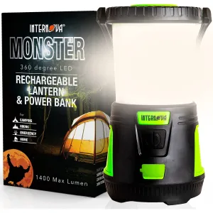 Internova Monster Rechargeable Camping Lantern and Power Bank