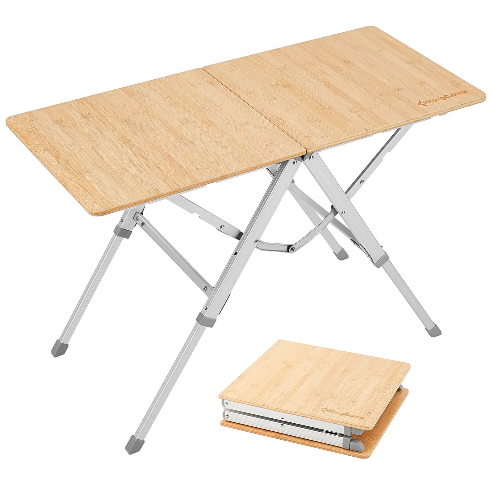 KingCamp Small Bamboo Folding Picnic Table