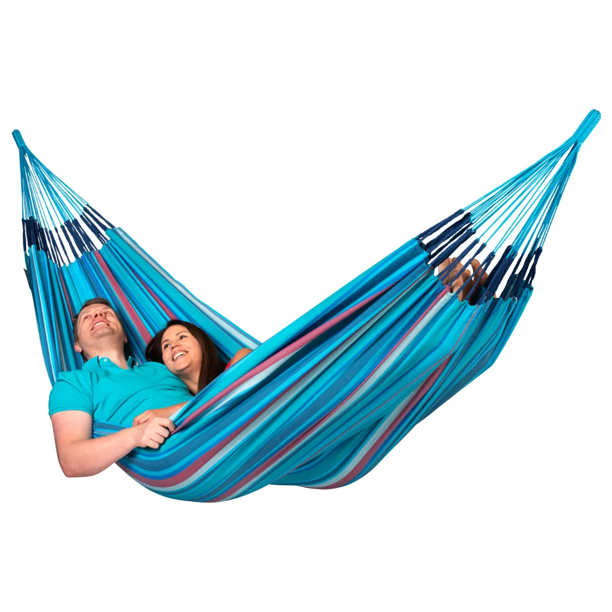 Metal Arc Hammock Stand and Colombian Family Hammock Package