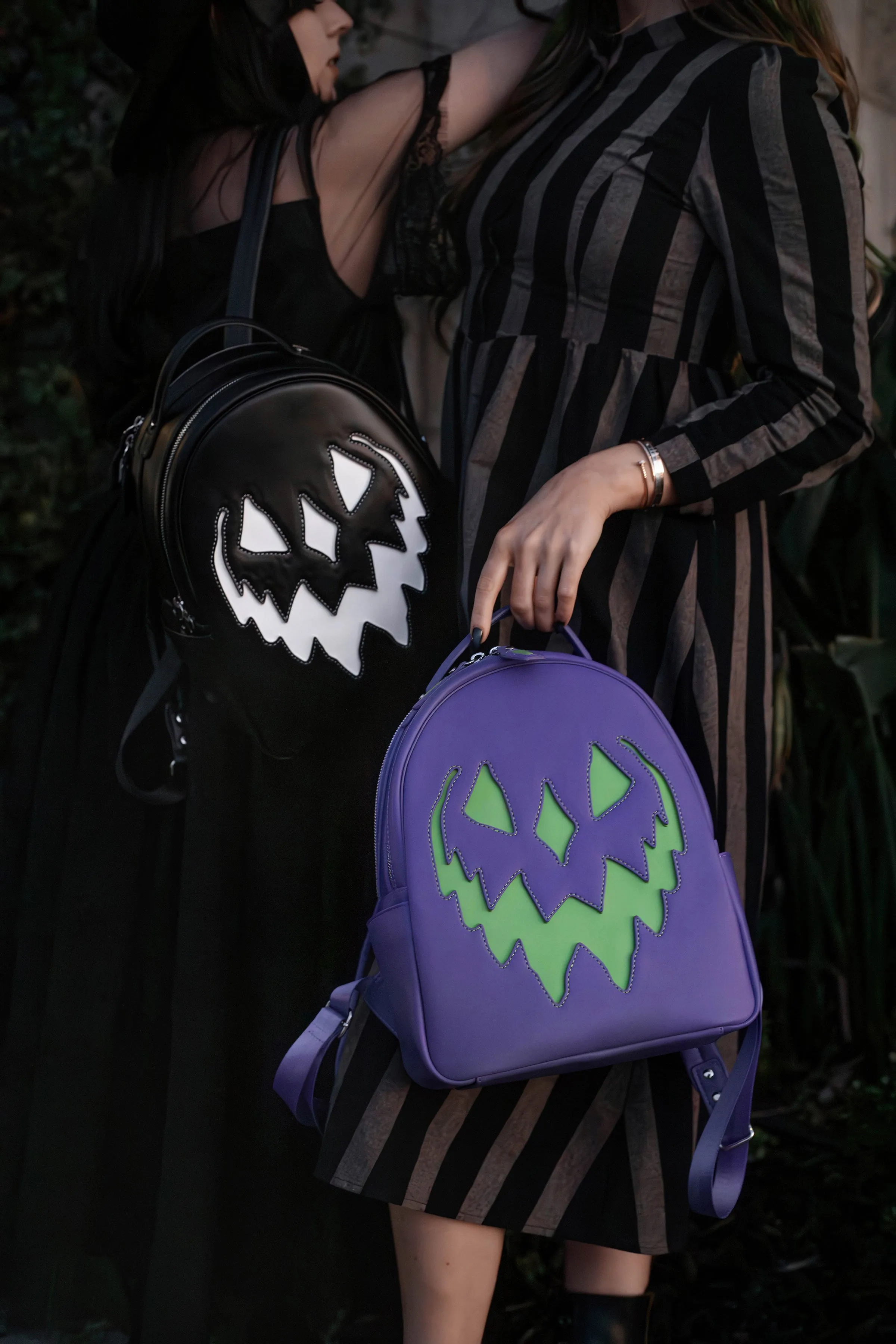 Monochrome Haunted Hallows Backpack