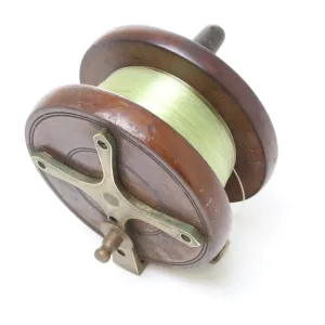 Old Wooden Fishing Reel