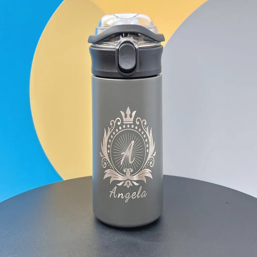 Personalized Tumbler for Kids, Laser Engraved Custom Name Tumblers