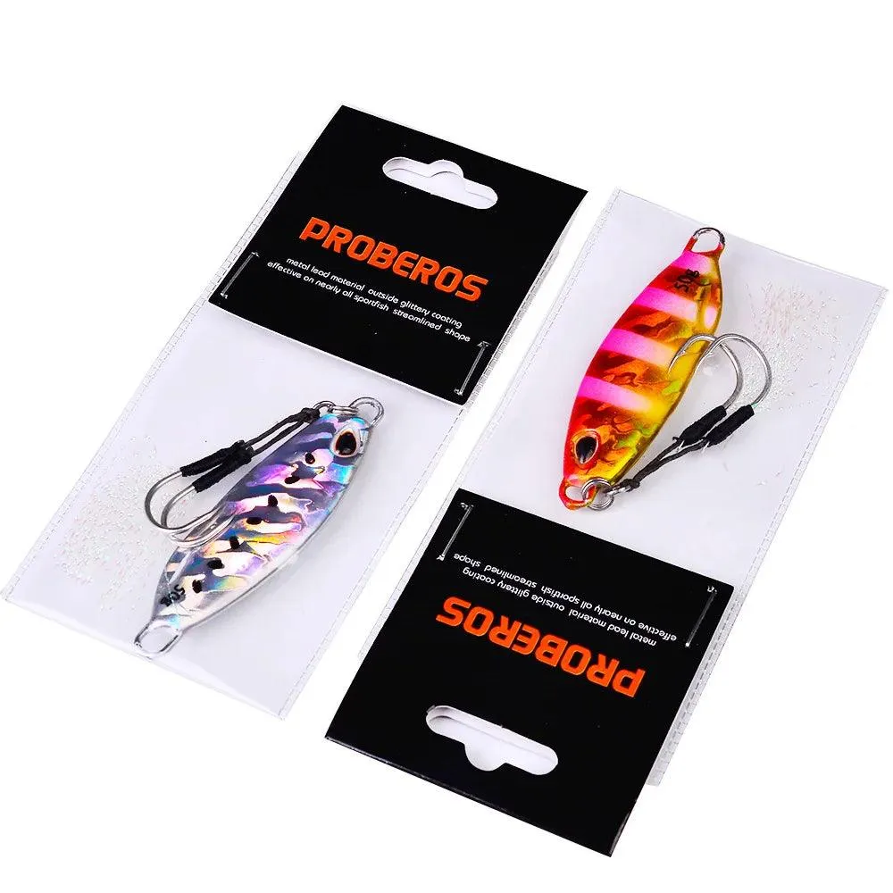 PRO BEROS Big Jig Fishing Lures (10-50g): Heavy Duty for Saltwater & Bass