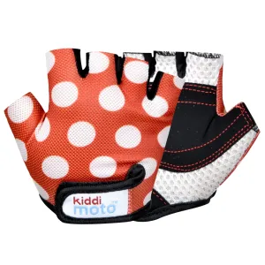 Red Dotty Cycling Gloves