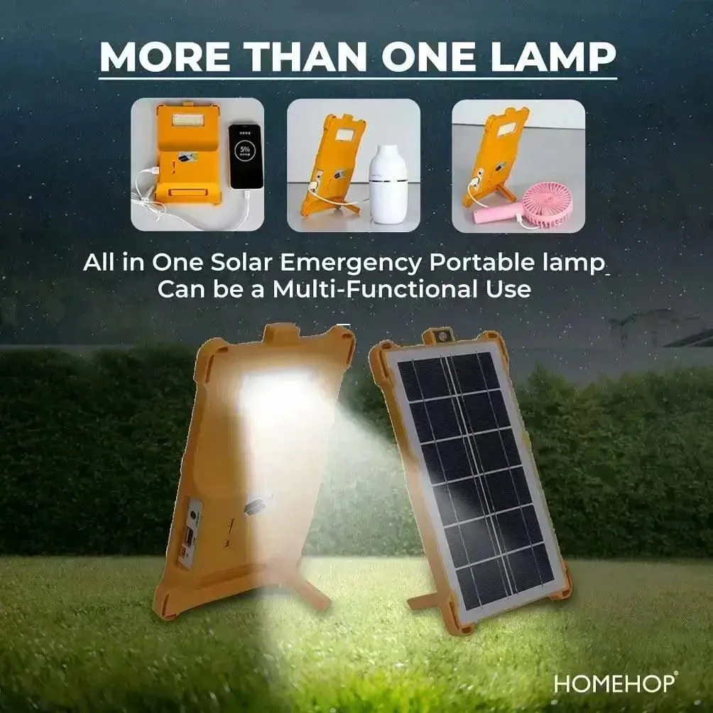 Solar Lanterns Emergency Portable Camping Lamp For Outdoor, Indoor, Garden Waterproof With Mobile Charging