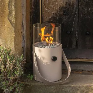 Taupe or Black Gas Fire Lantern by Cosiscoop