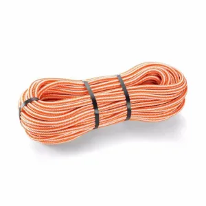 Teufelberger Braided Safety Blue Hi-Vee (orange) Climbing Rope 12.7mm w/1 Slaice 60m